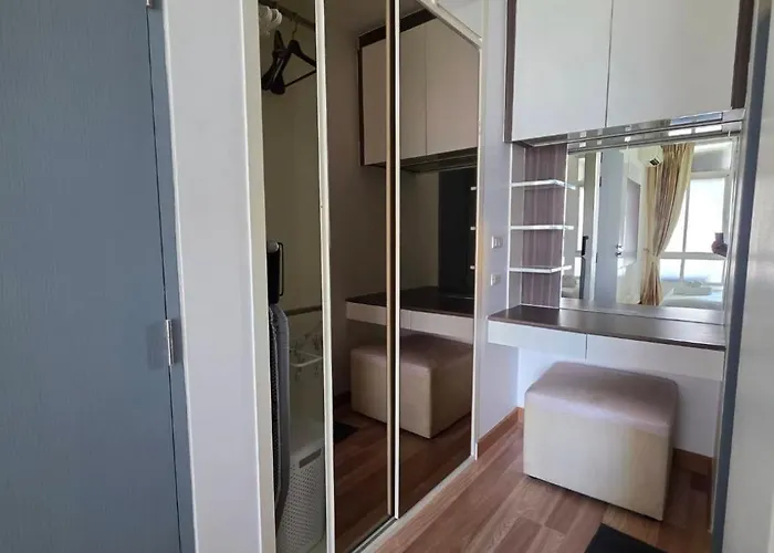 Appartement ให้เช่าคอนโดติดบีทีเอสอ่อน นุช 0 เมตร เตียงคิงไซส์