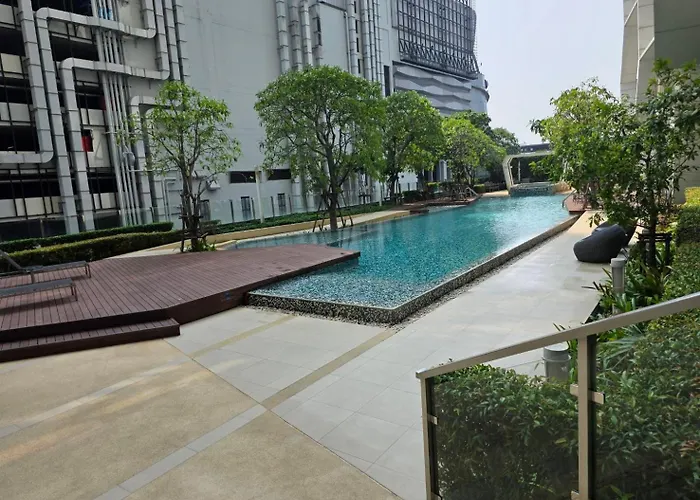 ให้เช่าคอนโดติดบีทีเอสอ่อน นุช 0 เมตร เตียงคิงไซส์ Appartement